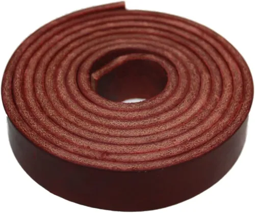 Vista 7 de TOFL Correa de Cuero Genuino de Grano Superior 72 pulgadas de largo, 3/4 pulgadas de ancho, 1/8 pulgadas de grosor (7-8 oz) Tiras de Cuero