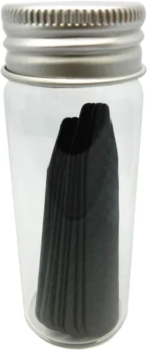 Vista 5 de Juego de 10 piezas de collar de fibra de carbono real en botella de vidrio