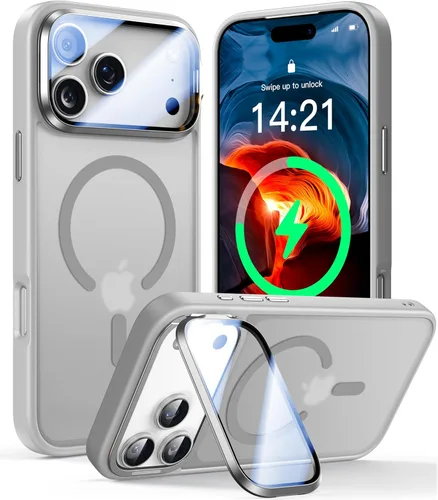 Vista 34 de VOFATA [Protección Completa Mejorada de la Cámara] para Funda iPhone Air con Cubierta de Cámara con Soporte [Compatible con MagSafe][Protección