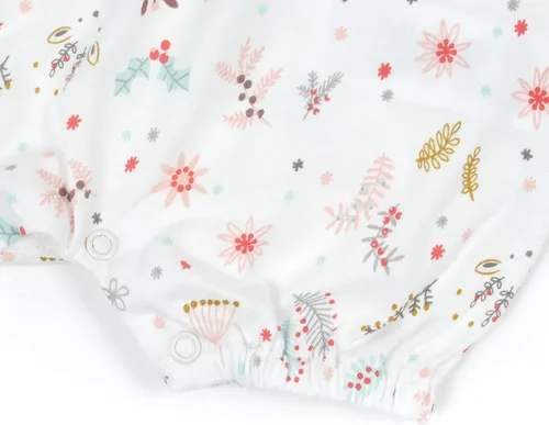 Vista 4 de Minicoco Enterizo de manga largacorta para bebés, niños y niñas, trajes de algodón de una sola pieza para niños pequeños