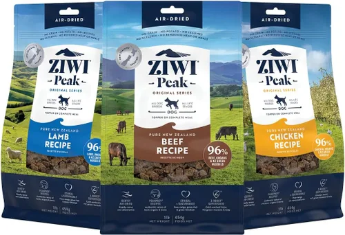Vista 18 de ZIWI Peak - Alimento para perros secado al aire, carne de res, totalmente natural, alta proteína, sin granos, ingredientes limitados