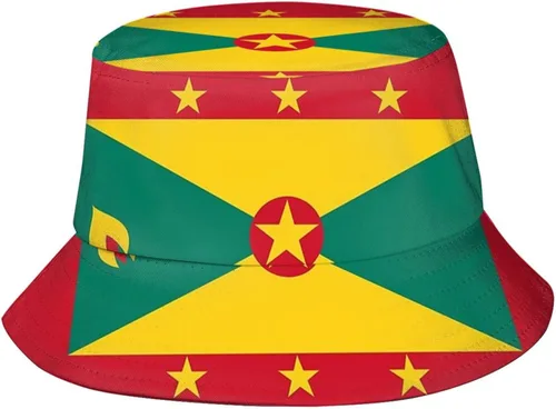 Vista 14 de Lindos sombreros de pescador de bandera plegable patriótico a la moda, gorra de pescador para viajes de verano al aire libre para adultos, mujeres