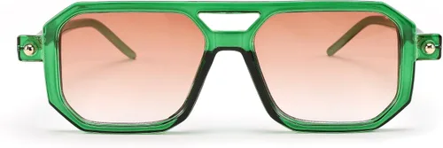 Vista 2 de FEISEDY Gafas de sol estilo aviador planas vintage de los años 70 para mujeres y hombres, montura clásica retro con estilo UV400 B2622