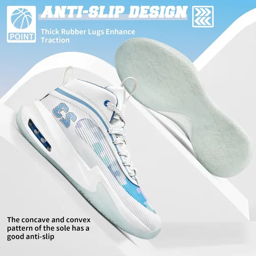 Vista 5 de ASHION Boys Girls Shoes Sneakers Kids Shoes Boy's Running Shoes for Kids Basketball Shoes Tennis Shoes Non-Slip Sneakers