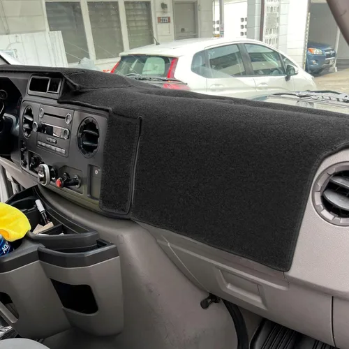 Vista 6 de Tapete de Cubierta Personalizado para Tablero de Ford E150 E250 E350 E450 Econoline Cargo Van Club Wagon, Alfombra de Protección de Tablero