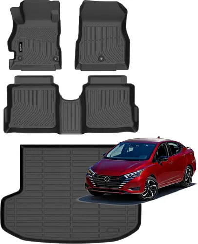 Vista 108 de Juego completo de tapetes de auto para todo tipo de clima, revestimiento automotriz para piso y maletero