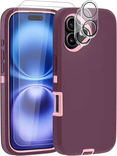 Vista 12 de Funda para iPhone 12 Mini con funda de clip para cinturón y 2 protectores de pantalla, funda de protección completa resistente de grado militar a