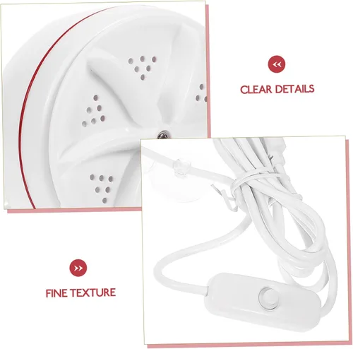 Vista 7 de DOITOOL 30w portátil mini lavadora USB recargable lavadora para viaje ropa compacta para uso Rv taza estable ligera