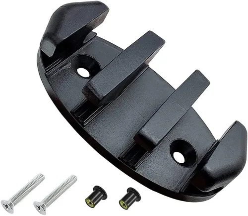 Vista 3 de Tacos de nailon para kayak en zigzag color negro, paquete de 2, tacos de cuerda resistentes para kayak, canoa, barco, acoplamiento, incluye