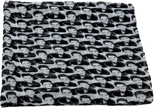 Vista 6 de Lingso - Bufanda para mujer, diseño de mujer, color negro