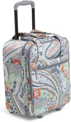 Vista 2 de Vera Bradley Softside - Bolsa de trabajo rodante para mujer, Cachemira Citrus