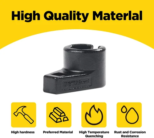 Vista 3 de YAKEFLY Llave de Sensor de Oxígeno de Accionamiento de 3/8 Pulgadas por 7/8 Pulgadas Descentrada, Llave Universal de Sensor de Oxígeno de Perfil