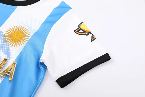 Vista 6 de Argentina World Champions Edition - Juego de camiseta de fútbol americano para niños y jóvenes