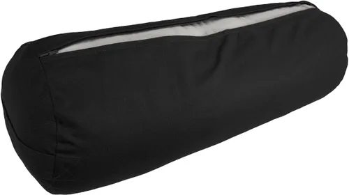 Vista 2 de YogaAccessories - Cojín redondo de algodón para yoga Negro