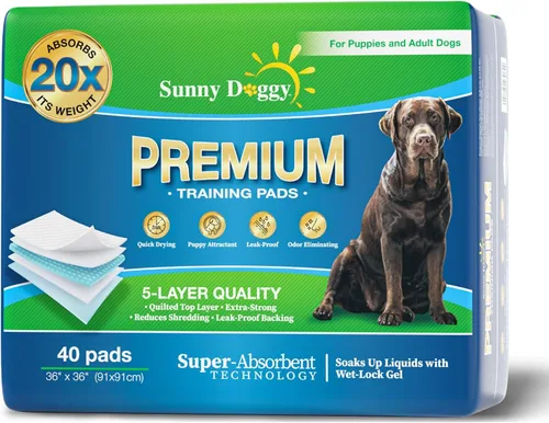 Vista 10 de Almohadillas para orinar para perros, almohadillas de entrenamiento para cachorros, almohadillas desechables mejoradas para control de olores