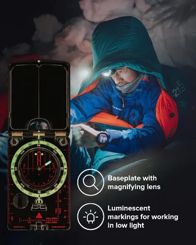 Vista 22 de SUUNTO Brújula MC-2: Brújula de primera línea para profesionales y excursionistas serios