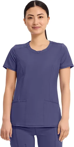 Vista 13 de Cherokee Infinity - Camiseta médica con cuello redondo y 3 bolsillos para Negro