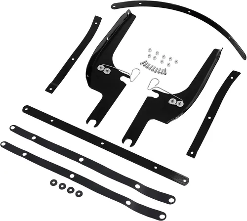 Vista 3 de XFMT Kit de Montaje de Soporte de Pantalla Parabrisas Compatible con Harley Touring Road King FLHR 1994-2023