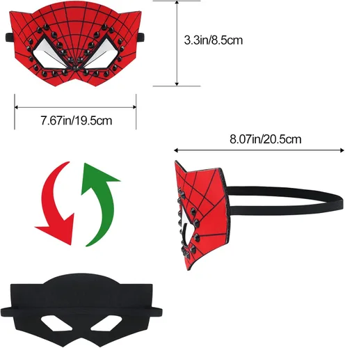 Vista 4 de Hugeek Hero Princess Costume for Girls Dress Outfits Fancy Birthday Halloween Party Cosplay Dress Up