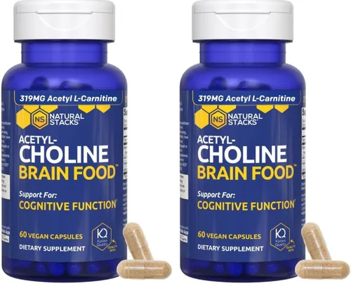Vista 10 de Natural Stacks - Alimento cerebral de acetilcolina con colina Alpha GPC - Ayuda a limpiar la niebla cerebral, mejora el impulso mental y el estado