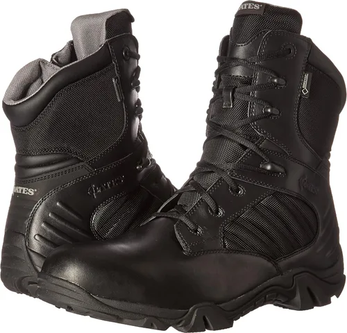 Vista 7 de Bates Botas militares y tácticas con cremallera lateral Gx-8 para hombre, talla única