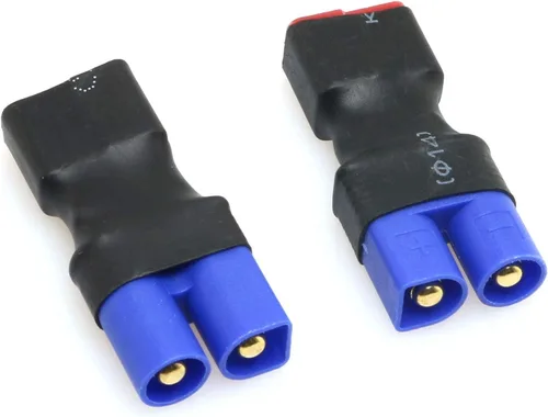 Vista 5 de DGZZI Sin cables Conector 2PCS EC3 macho a hembra T-Plug Adaptador para RC FPV Vehículo Power Wire Lipo Batería