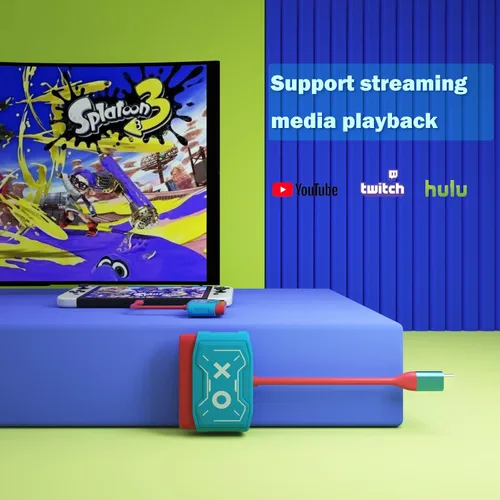 Vista 6 de Estación de acoplamiento para Nintendo Switch, reemplazo de muelle de interruptor portátil para Nintendo Switch Dock Switch Adaptador HDMI USB 3.0