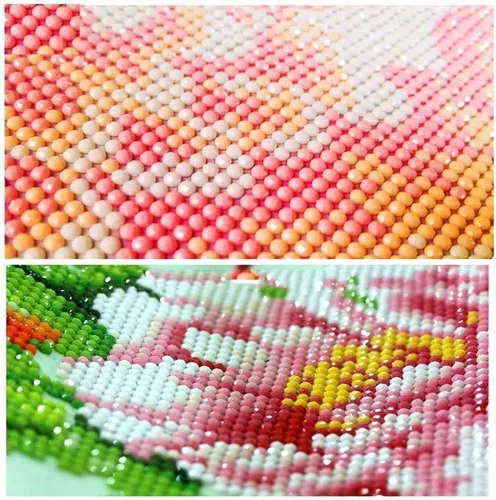 Vista 4 de Yoimiya Klee D623 Kits de pintura de diamante para adultos y niños, Genshin Impact 5D, regalo de bricolaje de 15.7 x 11.8 pulgadas, juego