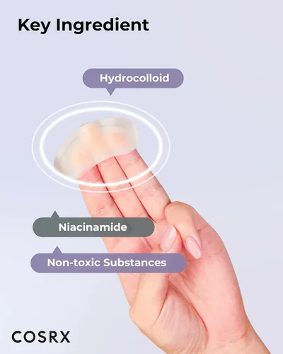 Vista 5 de COSRX Master Patch Intensive Parche hidrocoloide de forma ovalada para espinillas con aceite de árbol de té y ácido salicílico Tratamiento