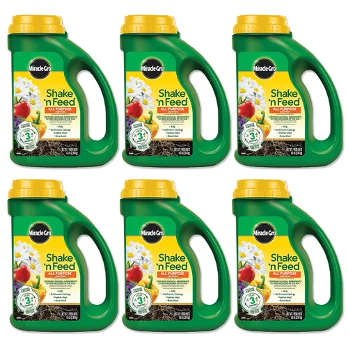 Vista 10 de Miracle-Gro Shake 'N Feed - Alimento vegetal multiusos, fertilizante para plantas, 1 libra (paquete de 6)