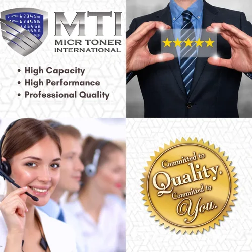 Vista 3 de MTI 89X MICR Toner (Nuevo OEM modificado) Reemplazo de alto rendimiento para impresoras láser HP CF289X Cartucho de tinta magnético M507 M528
