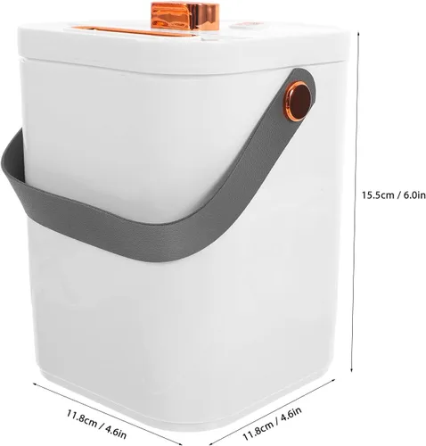 Vista 2 de COHEALI Humidificador USB de gran capacidad, doble pulverizador, portátil, para dormitorio y oficina, con luz nocturna suave, humidificadores