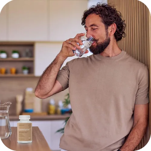Vista 9 de Houston Enzymes Lypazyme - 120 cápsulas - Formulado profesionalmente con 3 enzimas lipasa diferentes - Apoya la descomposición completa