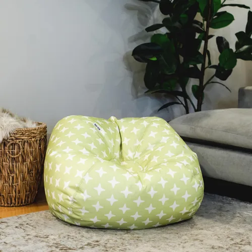 Vista 24 de Big Joe Avocado PlushiPals - Silla de puf súper suave para niños, ultra suave mezcla de poliéster y peluche, 2.5 pies recargable 2.5 feet