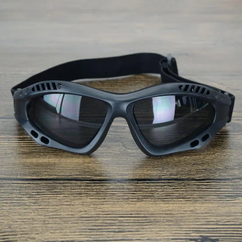 Vista 3 de Viriber Gafas de motocicleta - Gafas de protección UV para exteriores, gafas de combate a prueba de polvo
