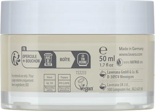 Vista 7 de lavera Basis Sensitive Crema hidratante antiarrugas – Crema facial con Q10 y aloe vera – Crema facial hidratante – Crema antienvejecimiento