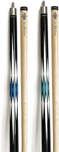 Vista 2 de Tai ba cues Palo de billar profesional de madera dura de 19, 20, 30 onzas (seleccionable), color azul, rojo, verde