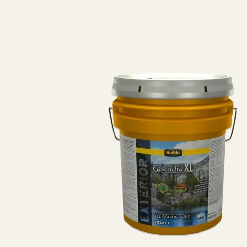 Vista 160 de Rodda Paint CASCADIA XL Pintura e imprimación satinada para exteriores en uno, cuarto de galón, Metropolis Mood
