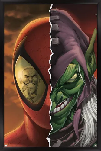 Vista 9 de Trends International Marvel Comics-Green Goblin-Spider-Man: House of M #4 Póster de pared, 14.725 x 22.375 pulgadas, versión enmarcada de madera