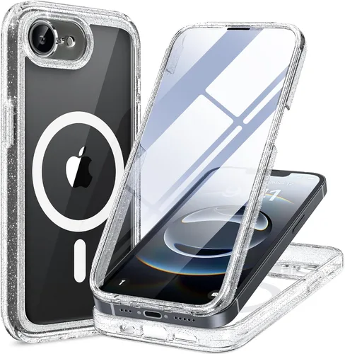 Vista 20 de Miracase Funda para iPhone SE de 3ª/2ª generación 2022 2020 de cuerpo completo con protector de pantalla de vidrio integrado, resistente protección