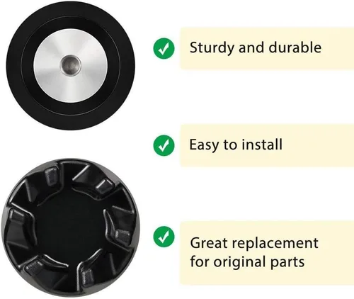 Vista 5 de Blender Blade Blender Extractor Blade Reemplazo Blender Coupler Embrague Pieza de repuesto Accesorios con llave para licuadora WP9704230VP