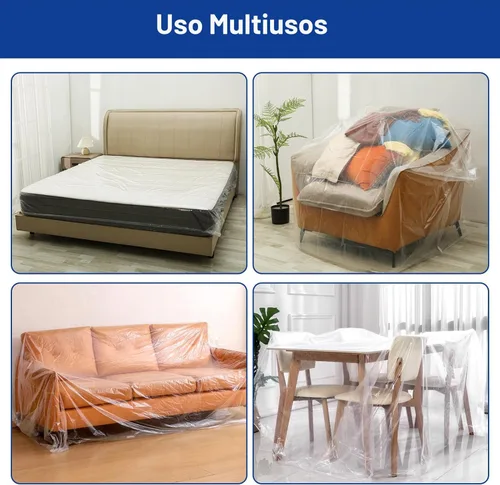 Vista 6 de TopSoon - Paquete de 2 bolsas de plástico para colchón para mudanza