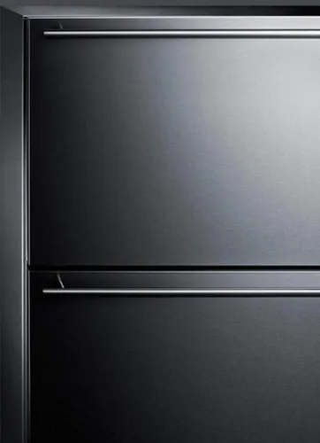 Vista 5 de Summit CL2R248 - Refrigerador integrado de 24 pulgadas de ancho con 2 cajones, sin escarcha, listo para panel (panel no incluido)