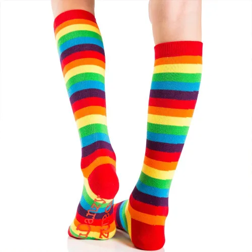 Vista 3 de juDanzy 2 Pack of Baby, Toddler and Kids Knee High Tube Socks for Boys and Girls with Grips
