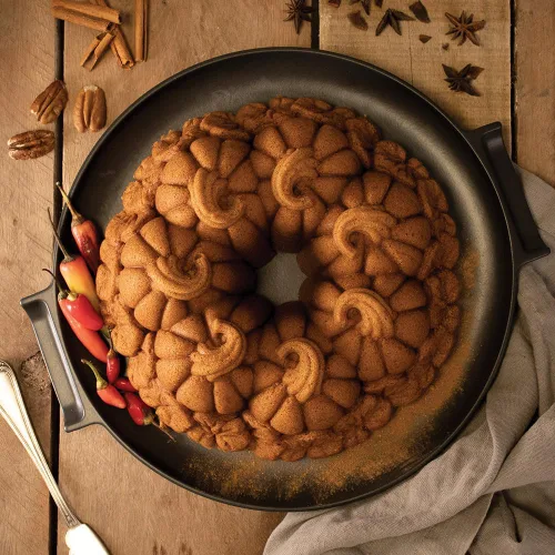 Vista 3 de Nordic Ware - Molde para pastel tipo bundt, diseño de calabaza