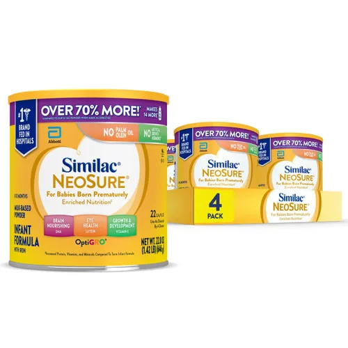 Vista 12 de Fórmula para infantes con hierro Similac NeoSure, Sim-9551, Polvo, Amarillo, 6, 6
