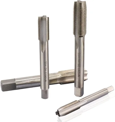 Vista 5 de NUSHKI 1 pieza mano derecha máquina enchufe rosca métrica tornillo taladro HSS herramientas de roscado de metal, M2.0x0.4