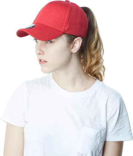 Vista 3 de The Hat Depot - Gorra de béisbol para mujer, diseño de cola de caballo
