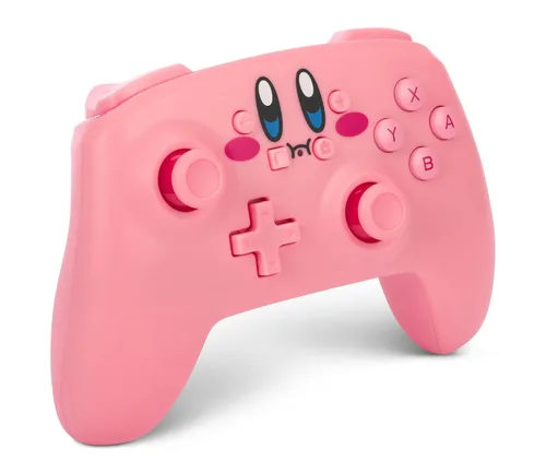 Vista 3 de PowerA Wireless Nintendo Switch Controller - Kirby, AA Battery Powered (Battery Included), Nintendo Switch Pro Controller, Mappable Gaming Buttons
