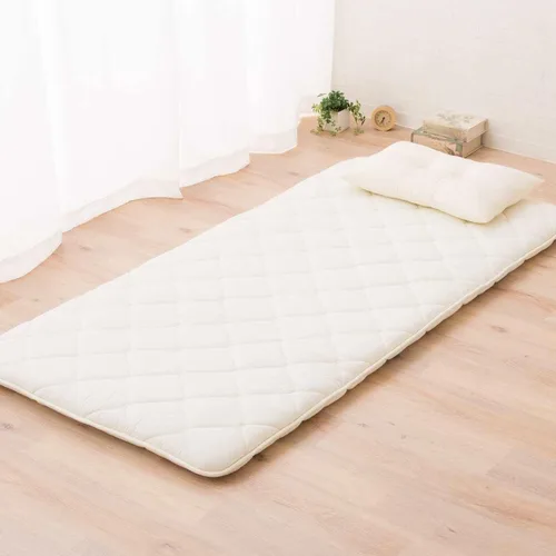 Vista 2 de EMOOR Cubrecolchón plegable de futón japonés CLASSE-Topper Tatami, tamaño individual (39 x 79 pulgadas), fabricado en Japón